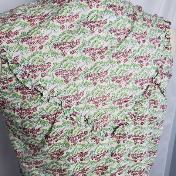 KATAYONE ADELI blouse sleeveless tiny‎ floral ruffle top XS - Picture 5 of 9